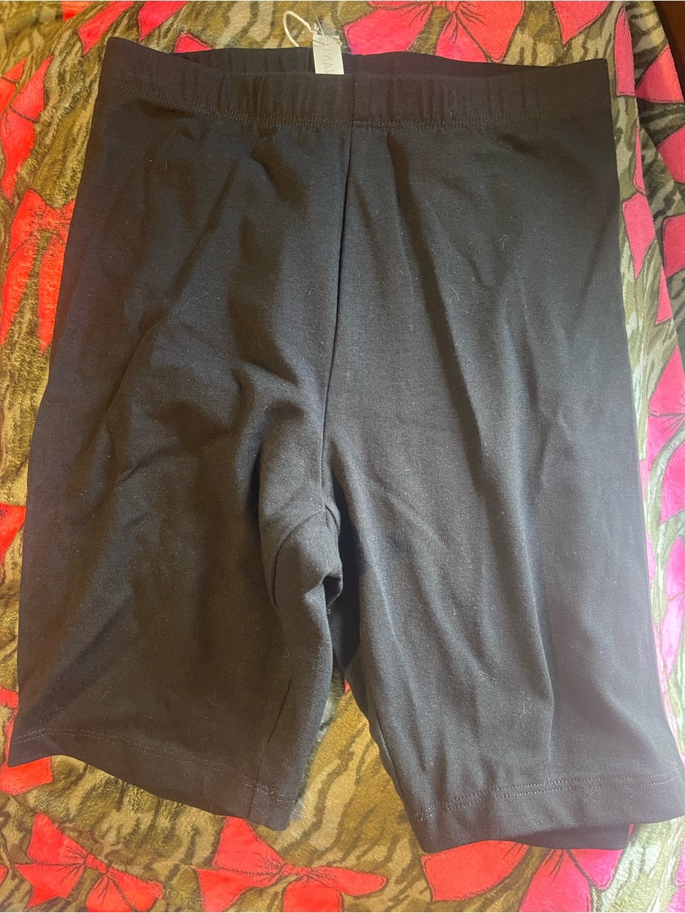 Zenana Black Stretch Biker Shorts
